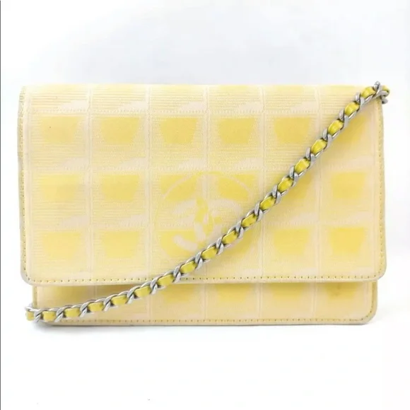 Chanel Beige New Line Wallet on Chain Crossbody Flap - Picture 3 of 10